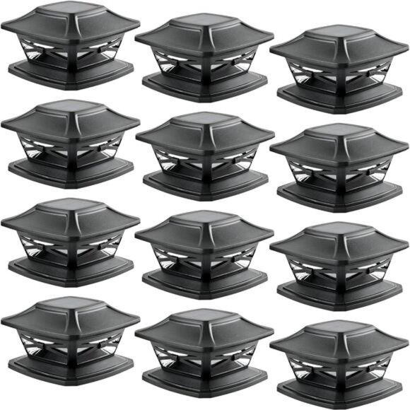 Lighting Flexfit Solar Outdoor Post Cap Lights - Wooden Posts